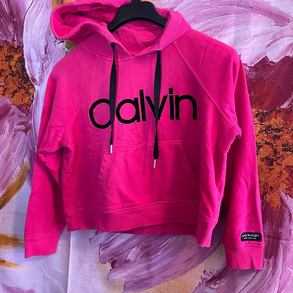 Hot Pink Calvin Klein Hoodie